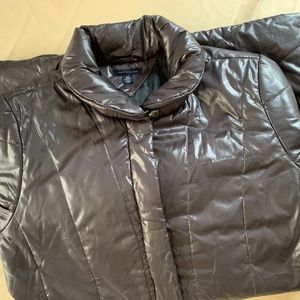 woman's Tommy Hilfiger Winter 35" Long Jacket polyester Puffer coat sz LARGE U2